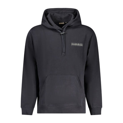 Black Cotton Men Sweater
