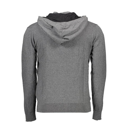Gray Cotton Men's Sweater