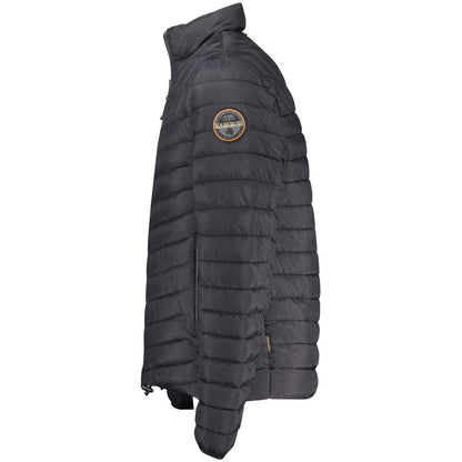 Black Polyamide Men's Jacket