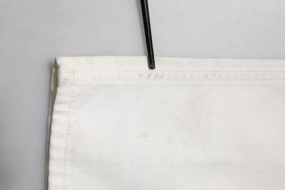 White Cotton Skinny Men Denim Jeans