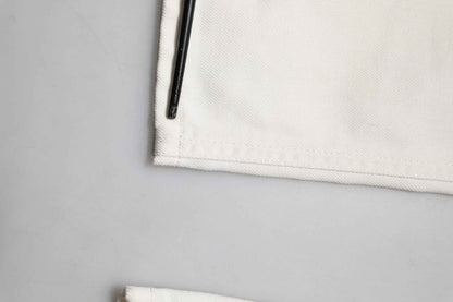 White Cotton Skinny Men Denim Jeans