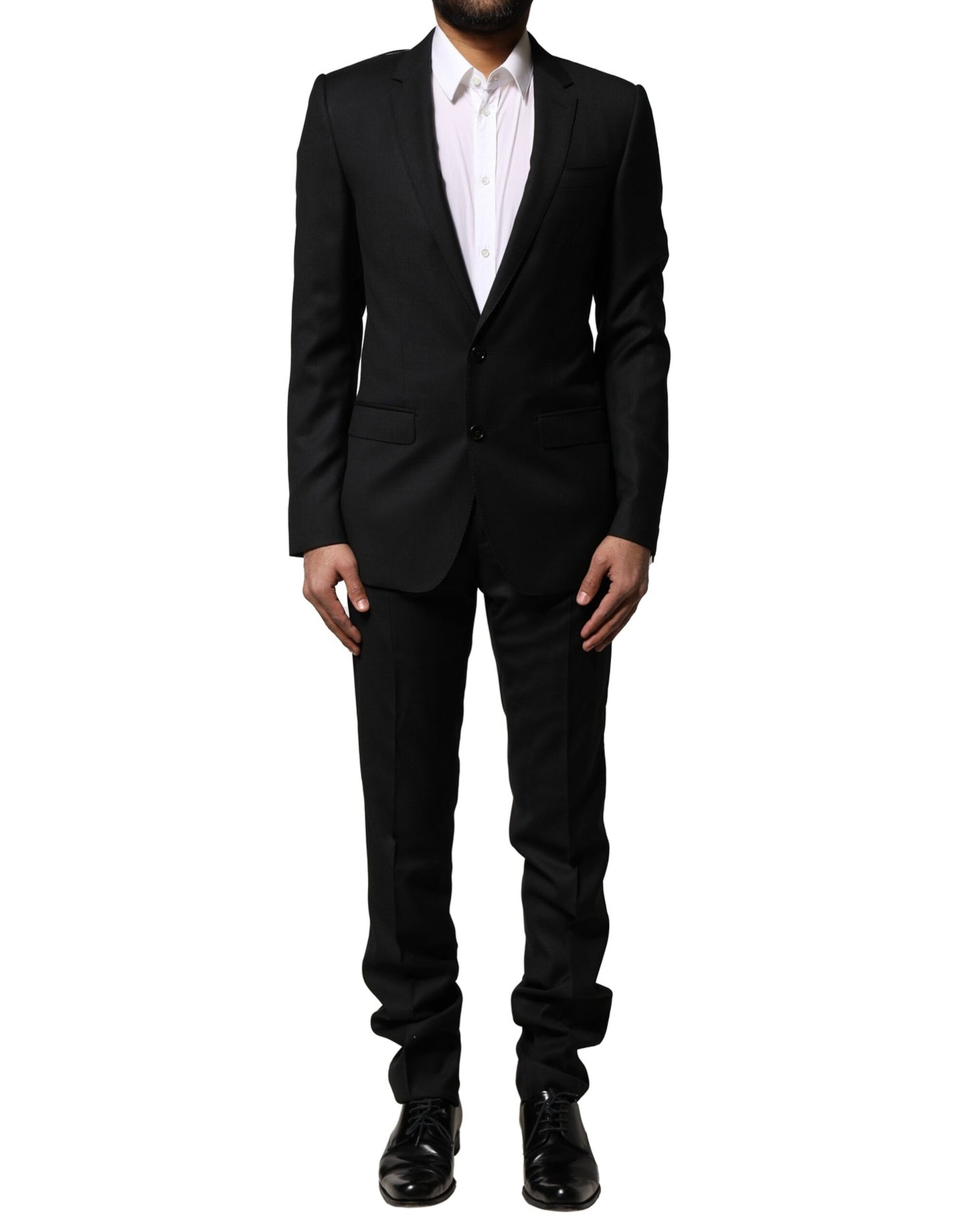 Blue MARTINI Wool Formal 2 Piece Suit