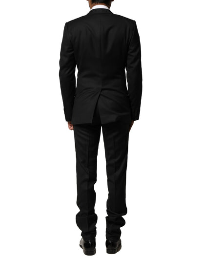 Blue MARTINI Wool Formal 2 Piece Suit