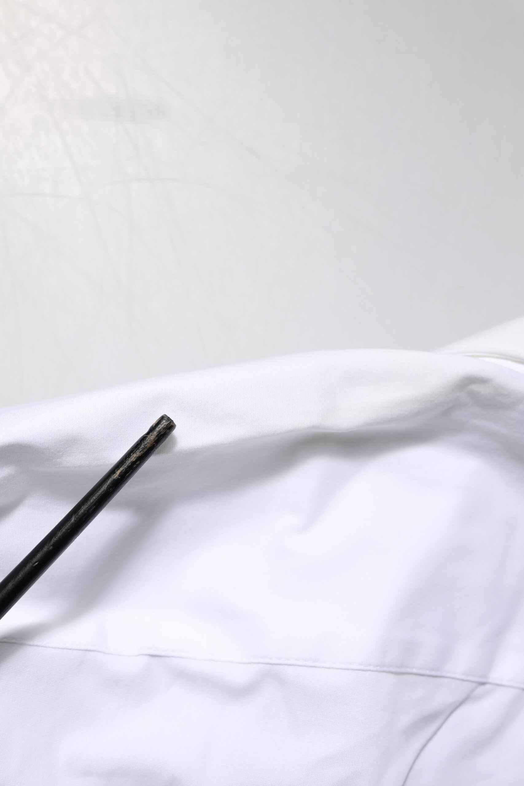 White GOLD Cotton Collared Dress Shirt Top