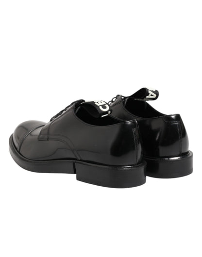 Black Leather Dress Lace Up Men Formal Shoes