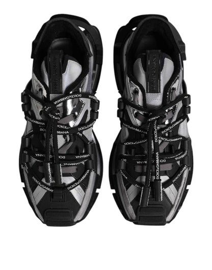 Multicolor Panelled Space Sneakers Shoes