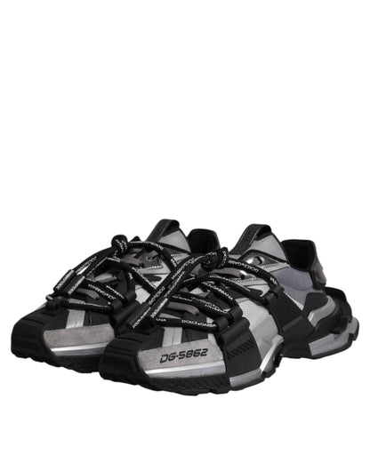 Multicolor Panelled Space Sneakers Shoes