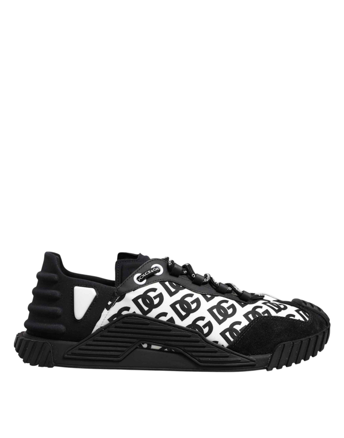 Black Logo Lace Up Low Top NS1 Sneakers Shoes