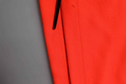 Orange Polyester Jogger Men Sweatpants Pants