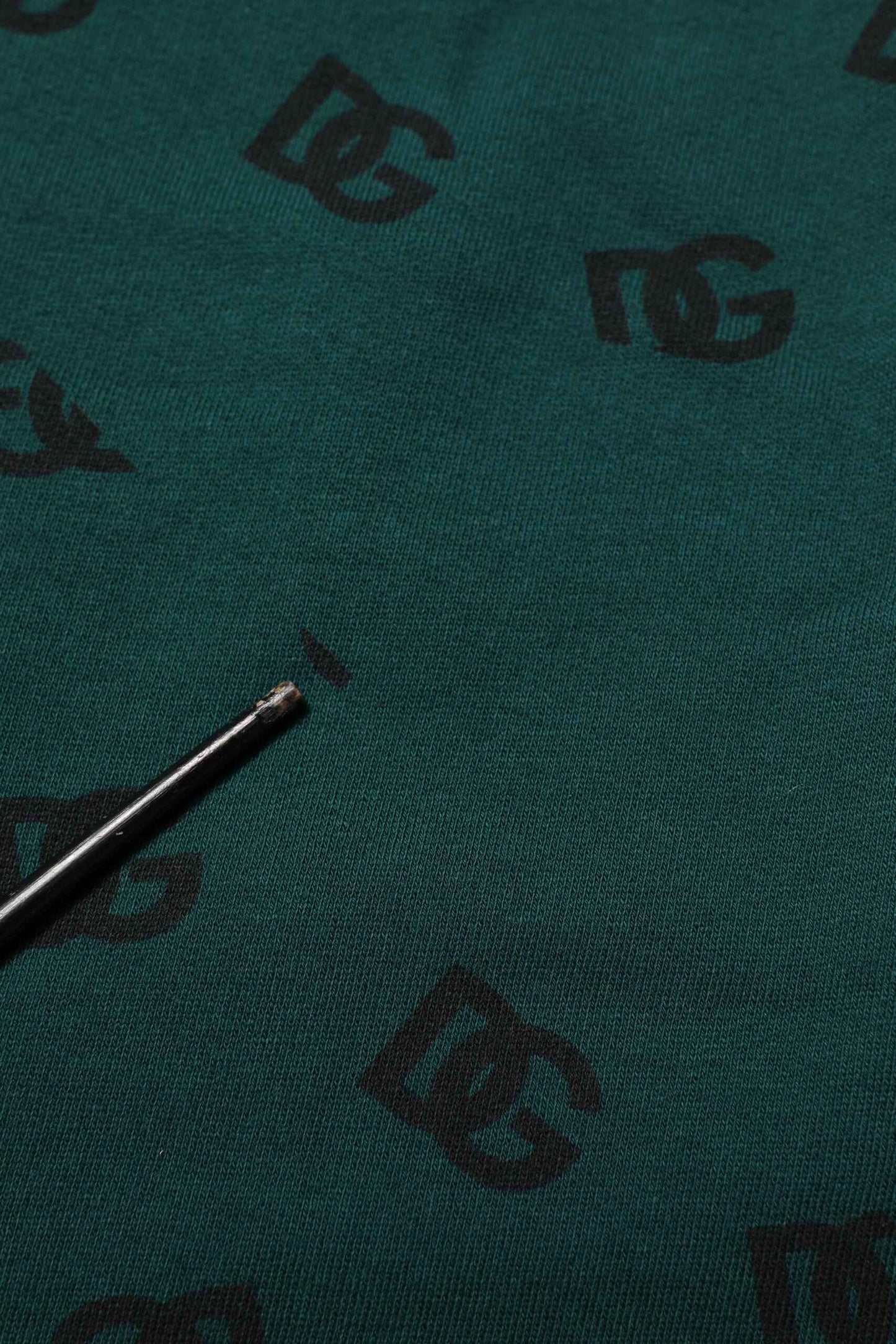 Green Logo Print Jogger Men Sweatpants Pants