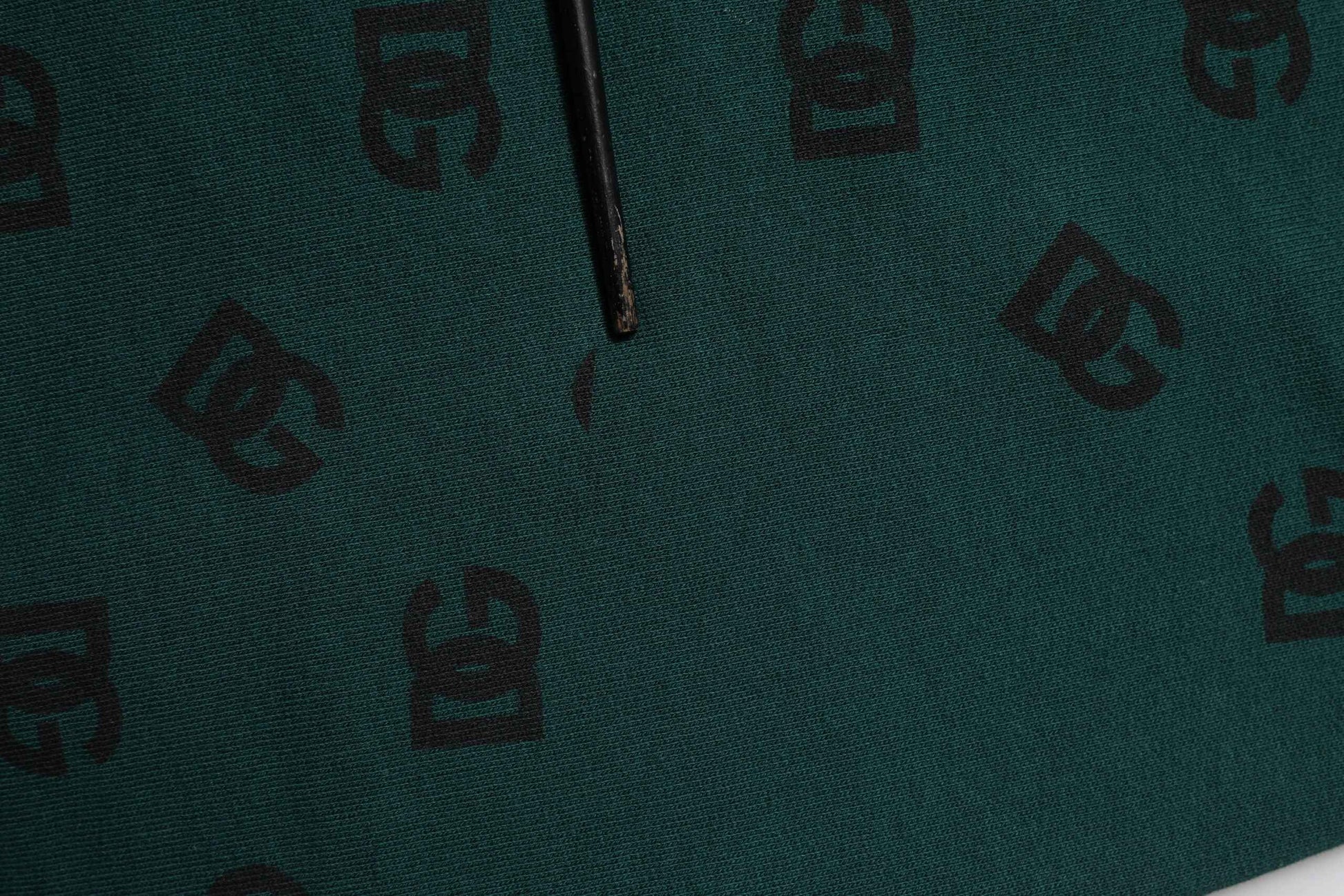 Green Logo Print Jogger Men Sweatpants Pants