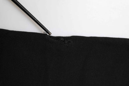 Black Cotton Crown Jogger Sweatpants Pants