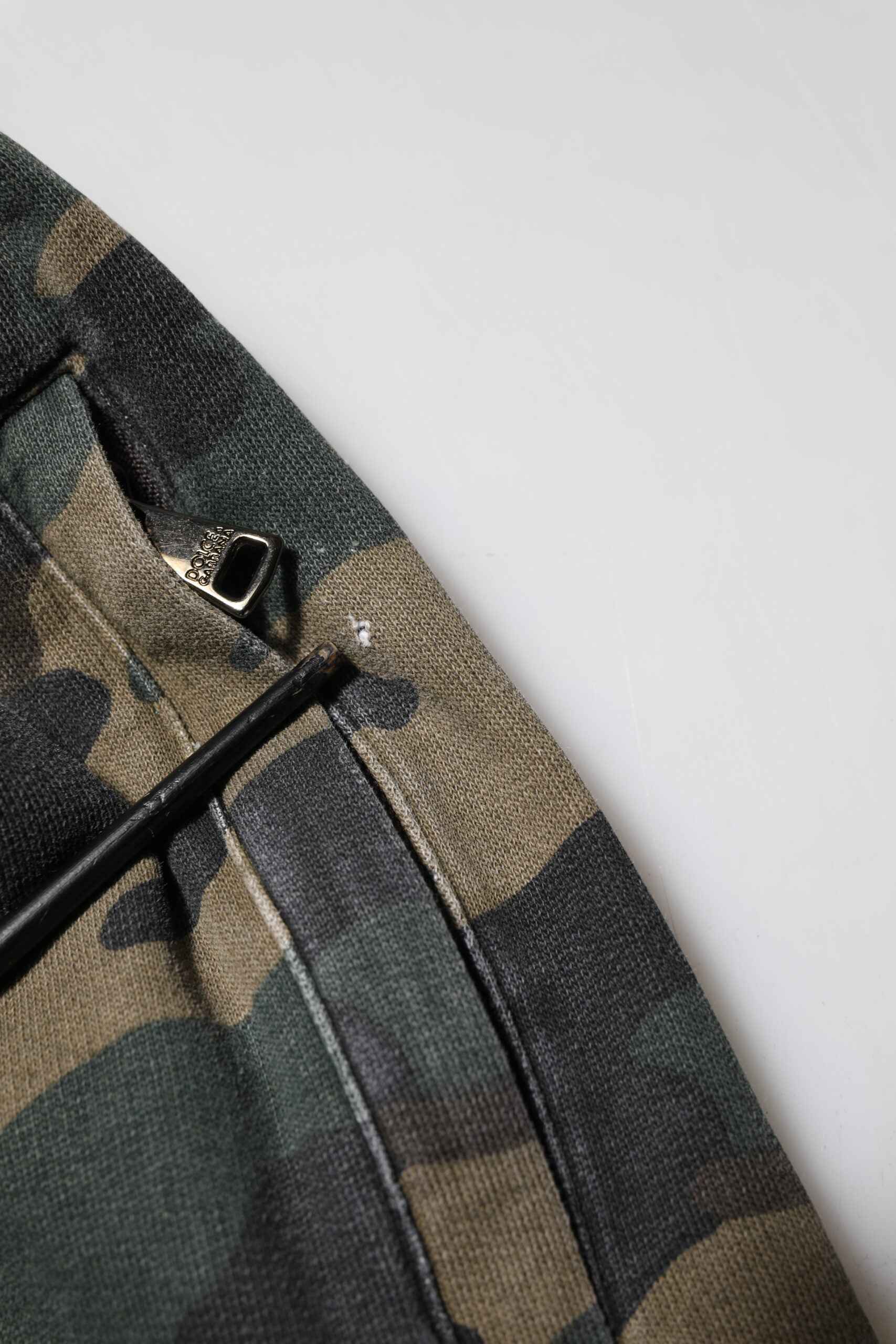 Brown Camouflage Cotton Men Jogger Pants