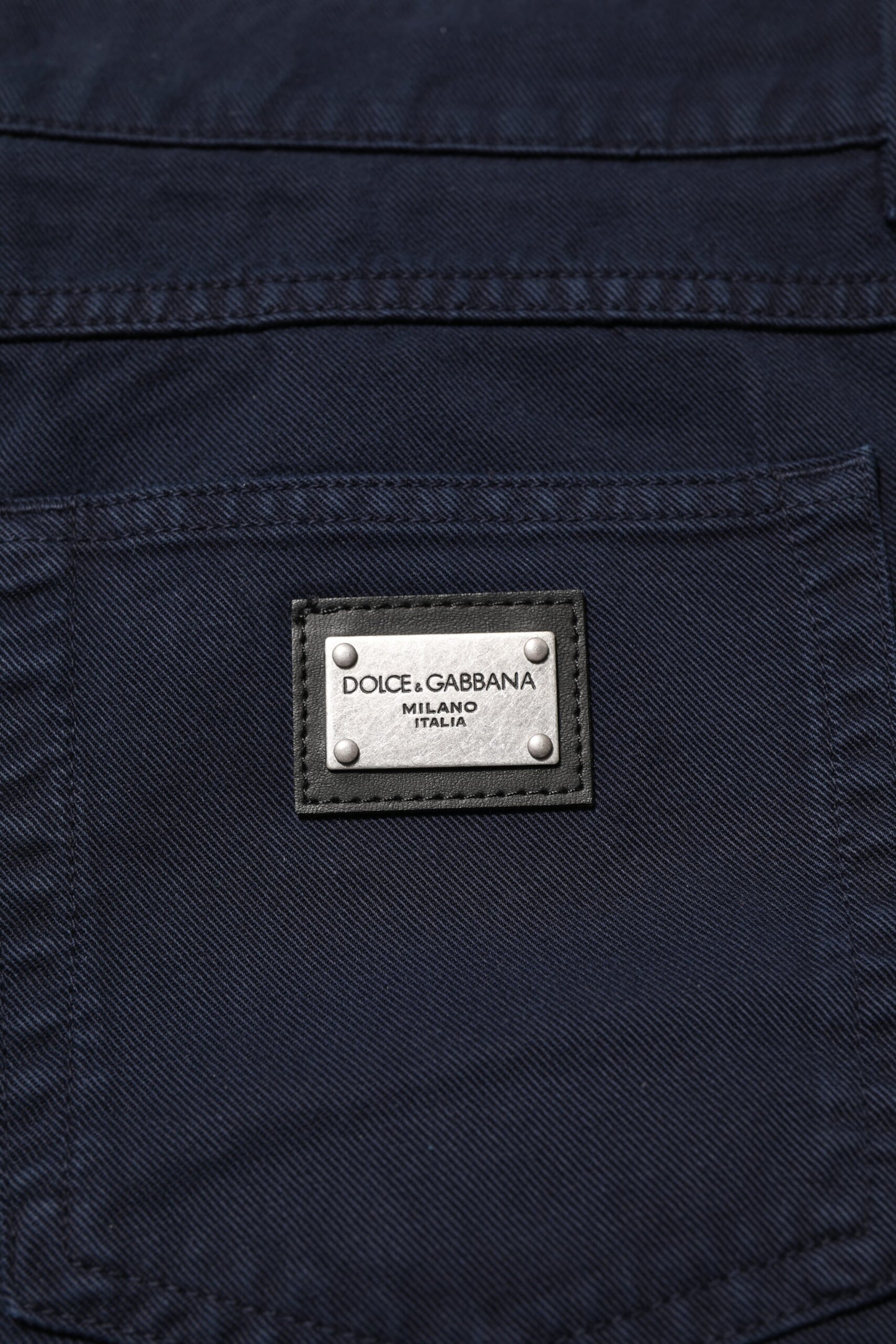 Black Cotton Tapered Denim Jeans