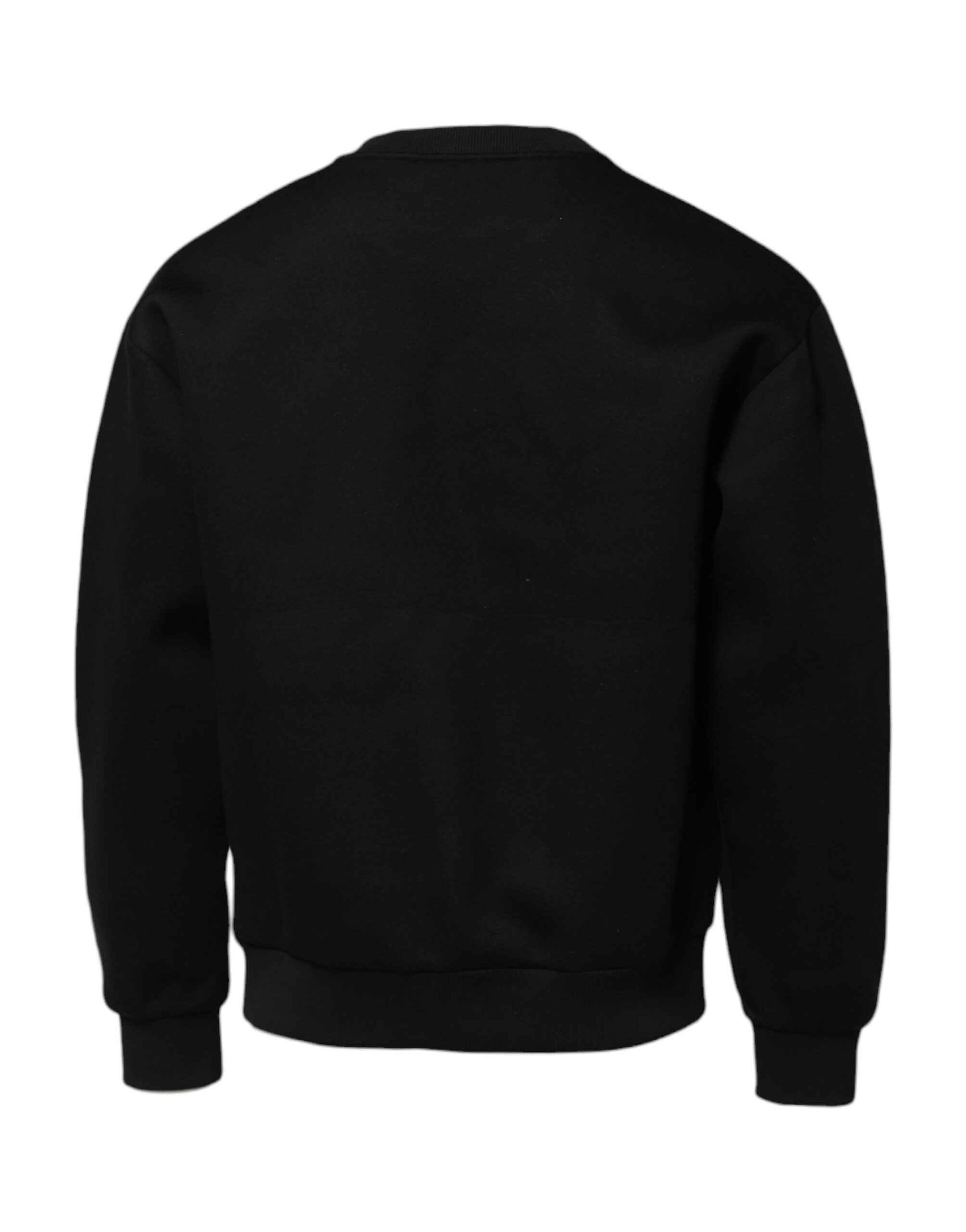 Black Modal DG Logo Plaque Pullover Sweater