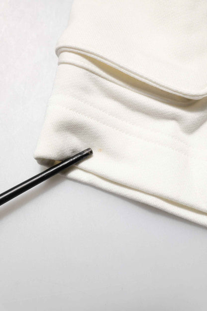 White Cotton Cargo Bermuda Sweatshorts Shorts