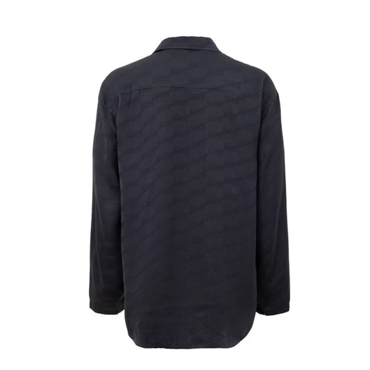 Gray Viscose Dress Shirt