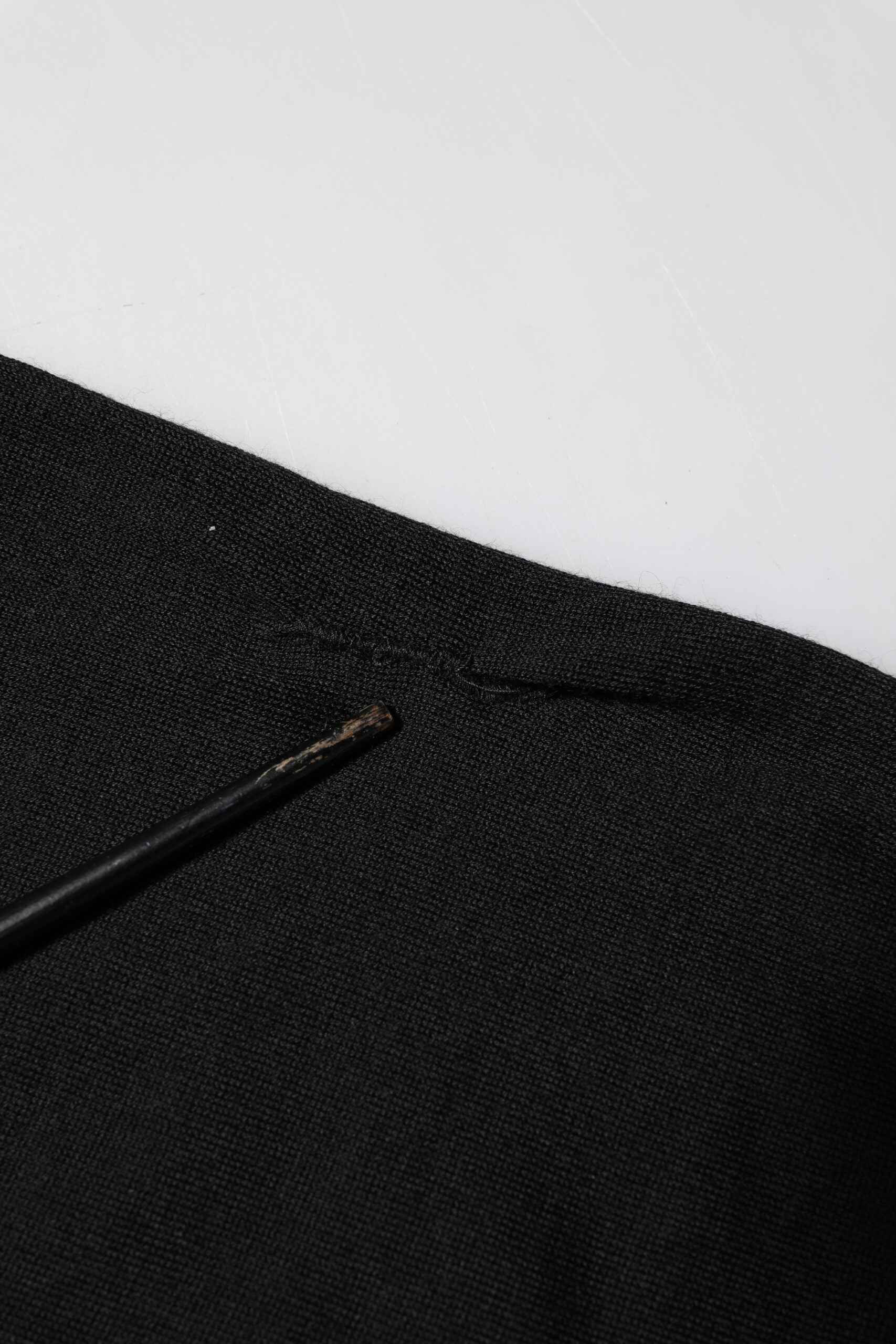 Black Cashmere Crewneck Men Pullover Sweater