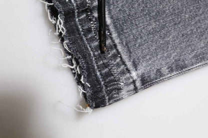 Gray Cotton Skinny Denim Trouser Jeans