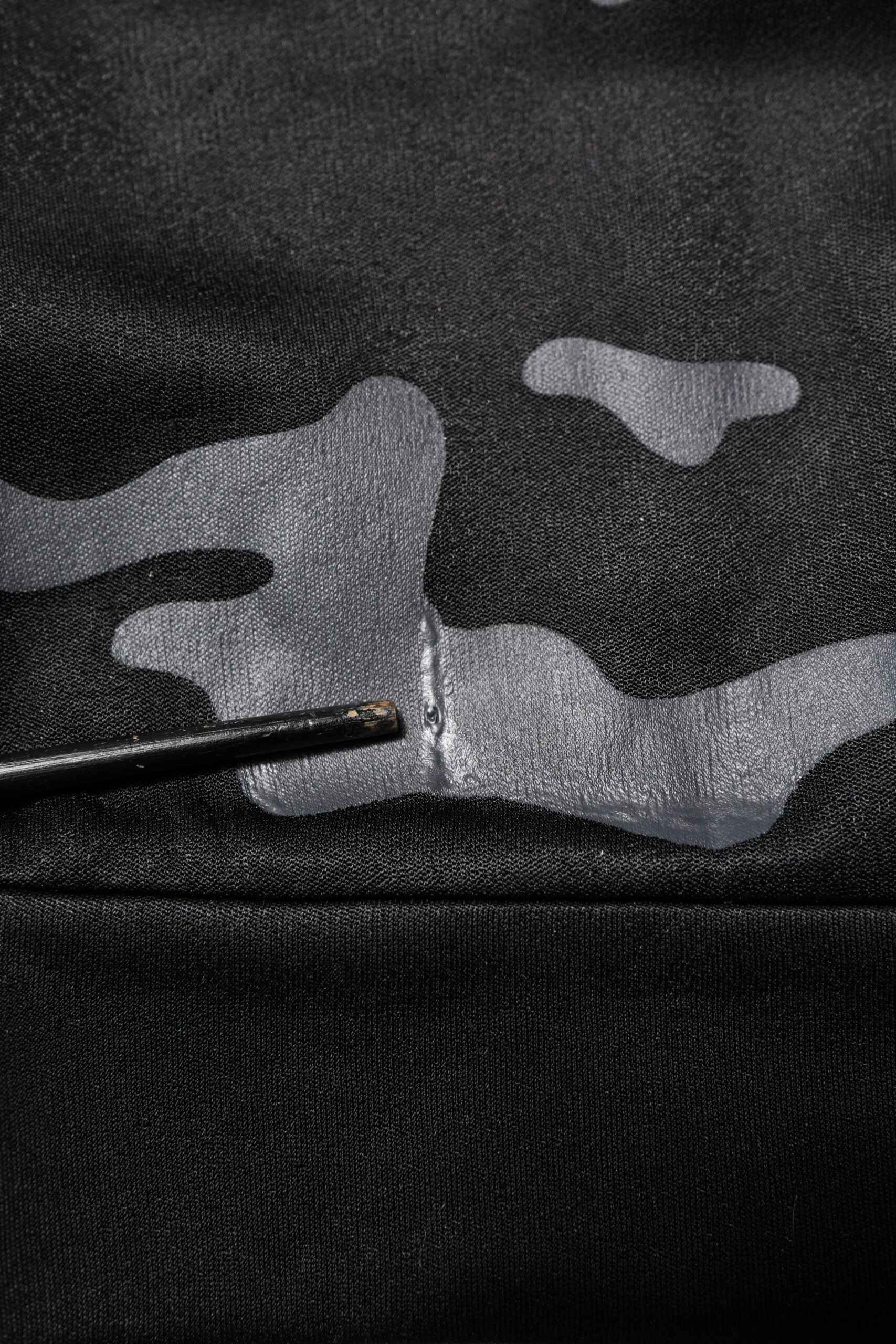 Black Camouflage Pullover Sweatshirt Sweater