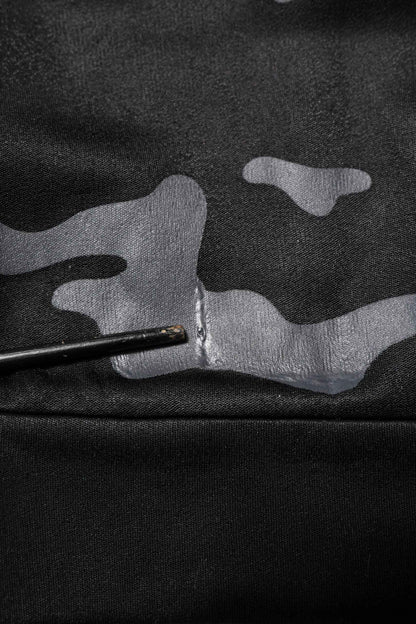 Black Camouflage Pullover Sweatshirt Sweater