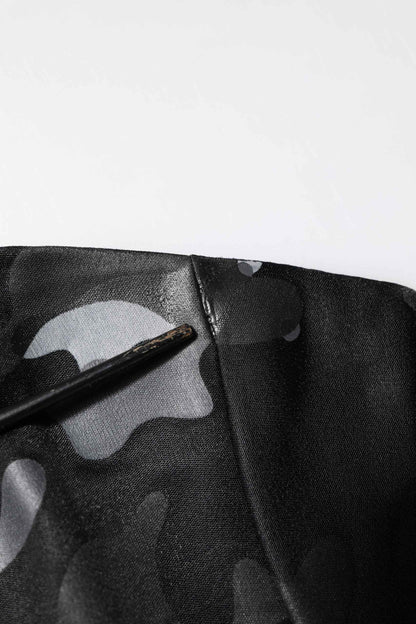 Black Camouflage Pullover Sweatshirt Sweater