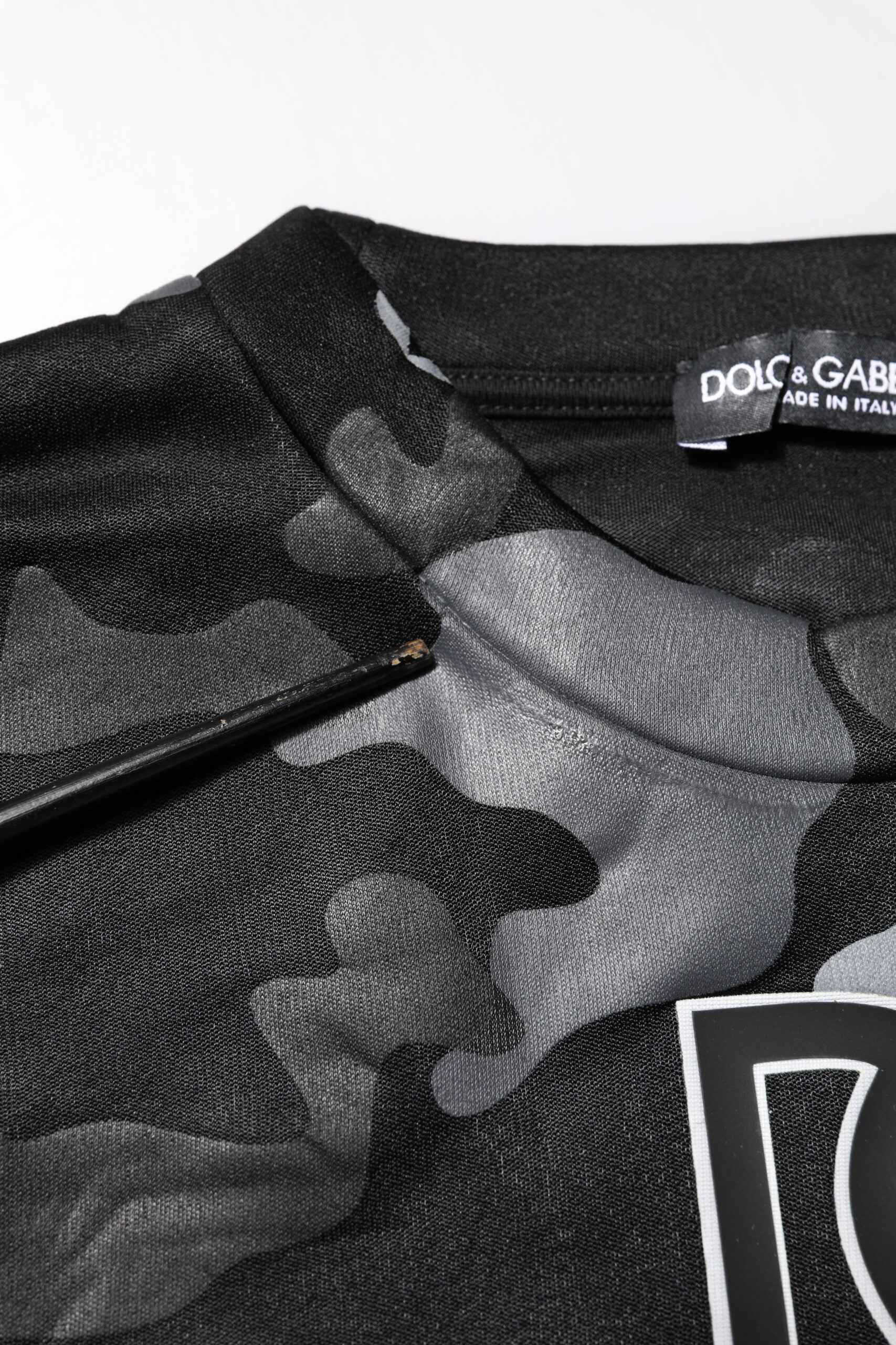 Black Camouflage Pullover Sweatshirt Sweater