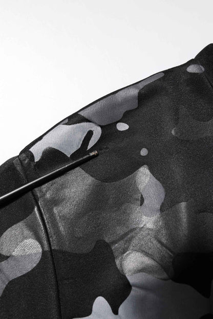 Black Camouflage Pullover Sweatshirt Sweater