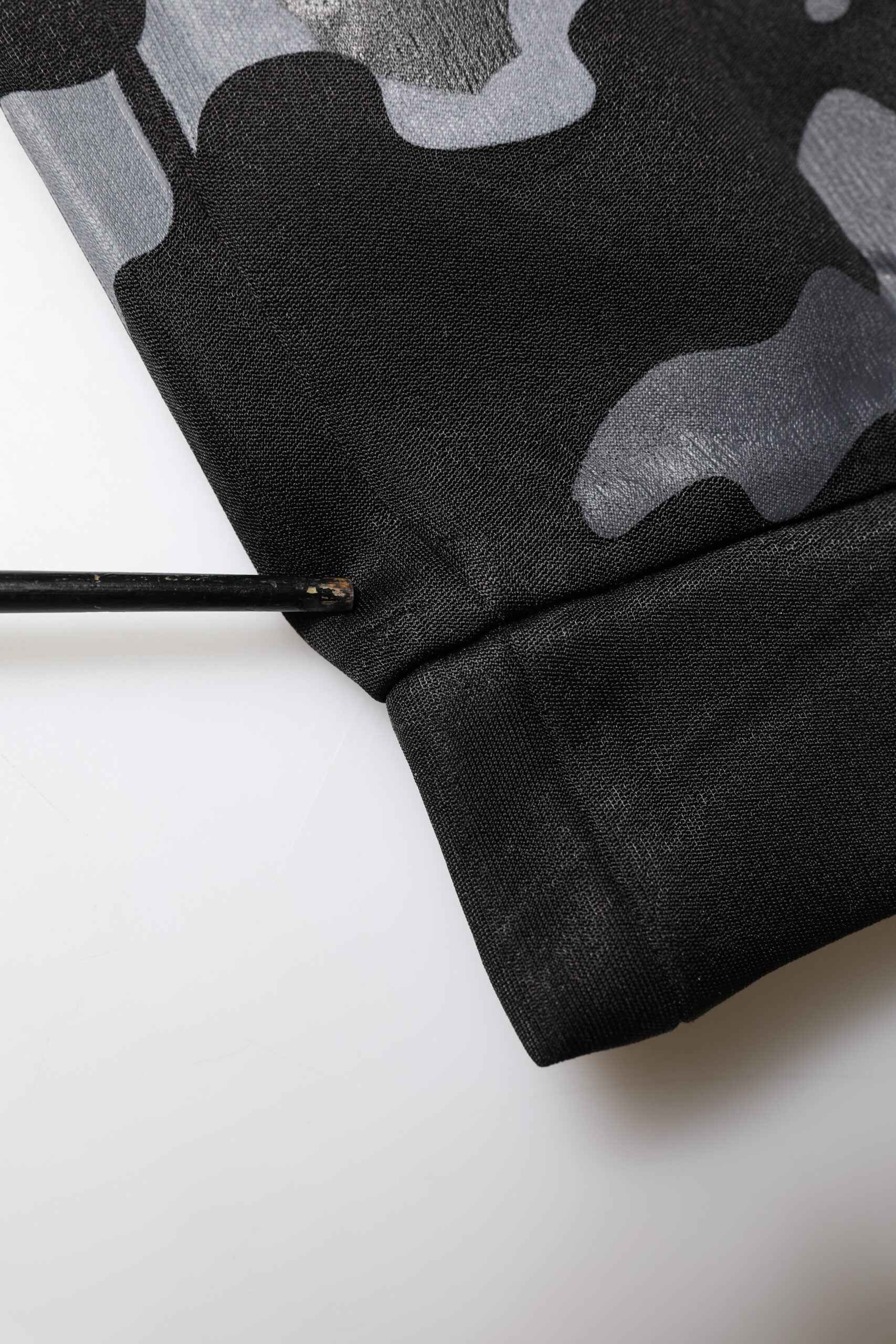 Black Camouflage Pullover Sweatshirt Sweater