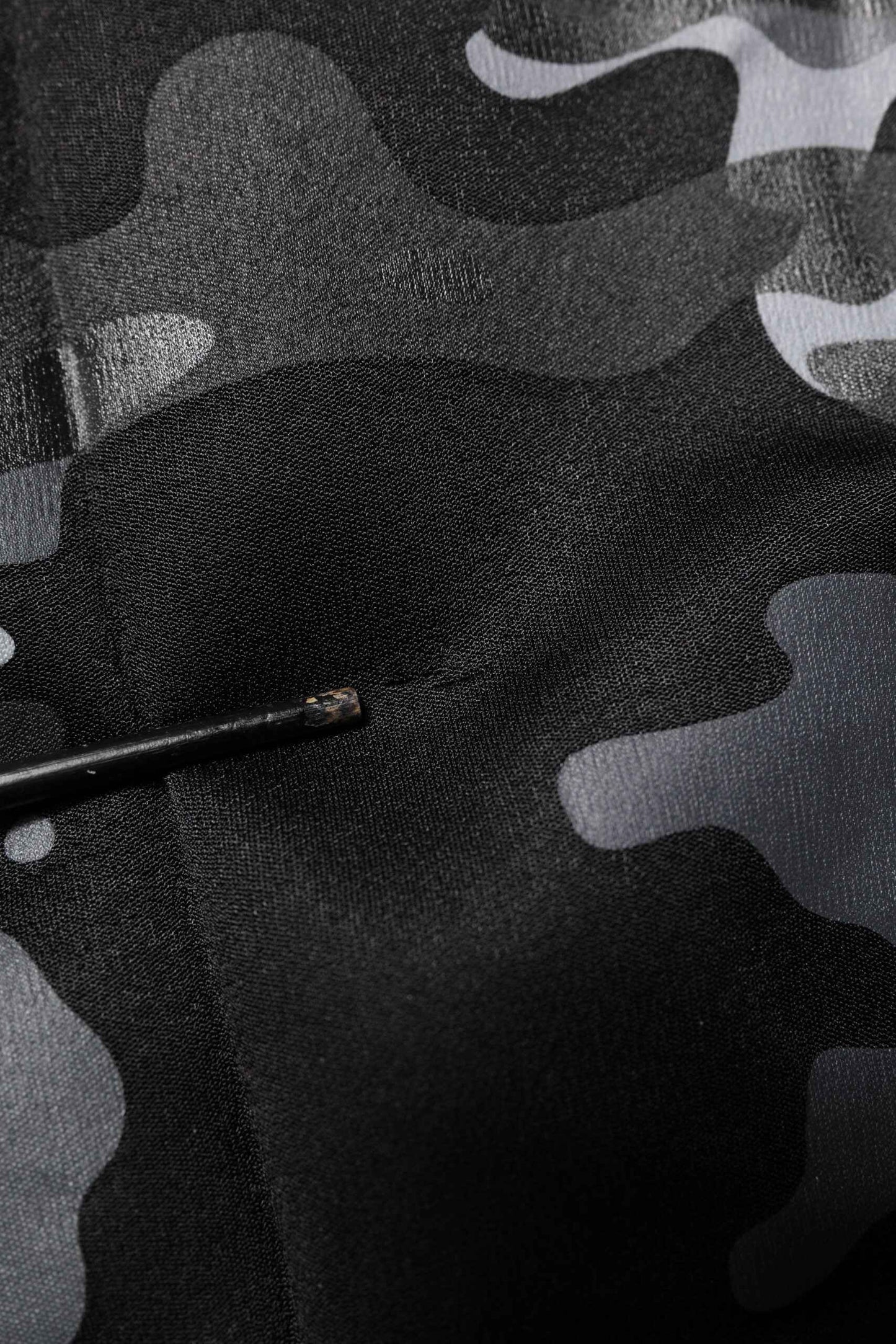 Black Camouflage Pullover Sweatshirt Sweater