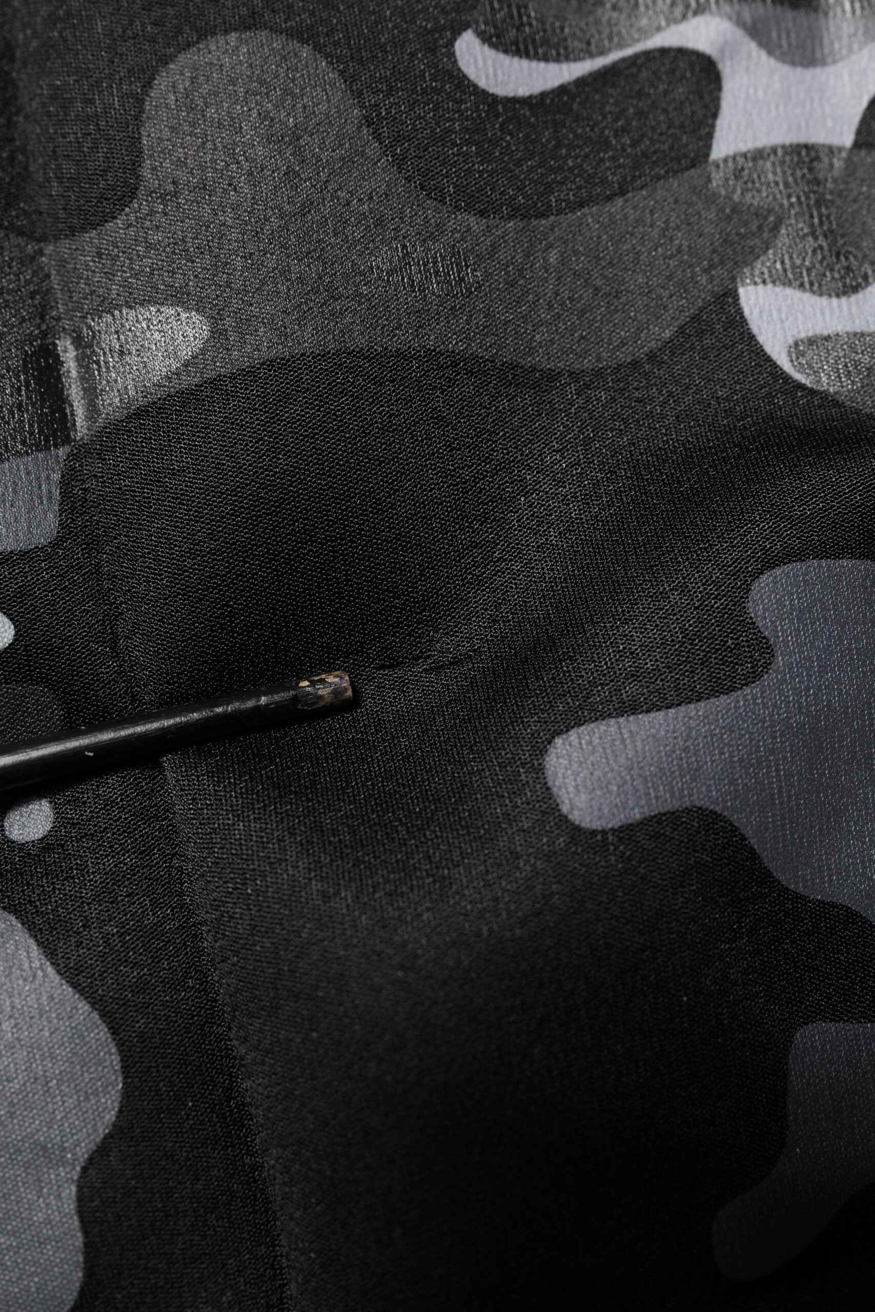 Black Camouflage Pullover Sweatshirt Sweater