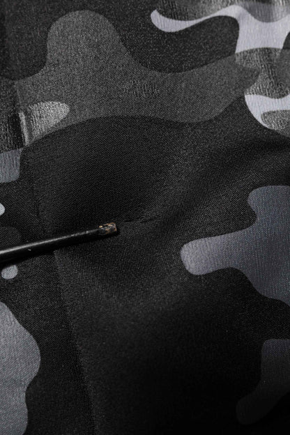 Black Camouflage Pullover Sweatshirt Sweater