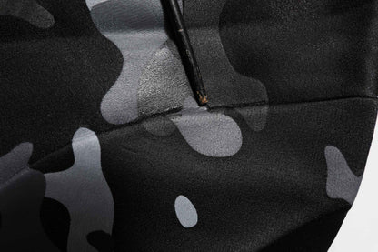 Black Camouflage Pullover Sweatshirt Sweater
