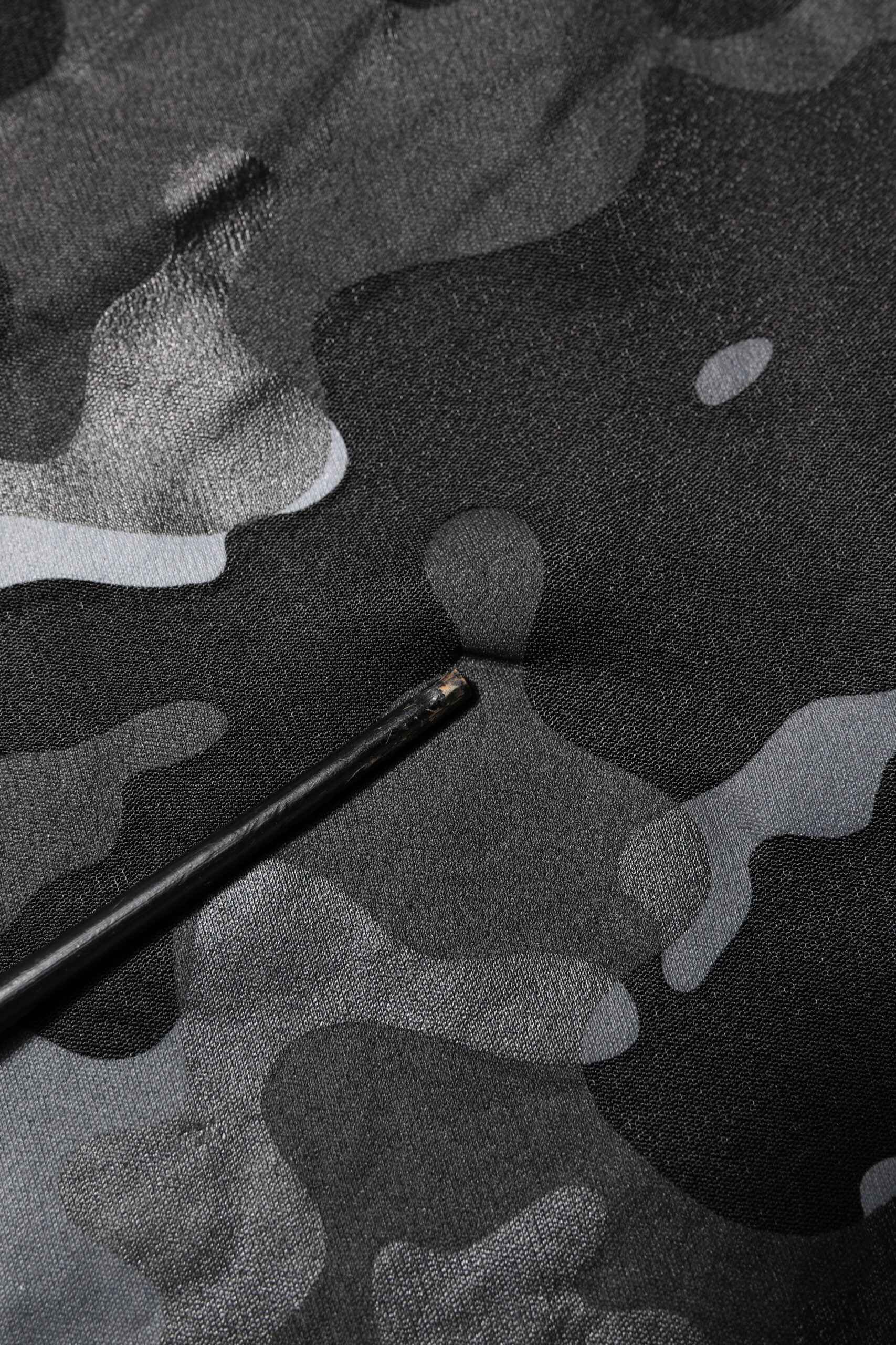 Black Camouflage Pullover Sweatshirt Sweater