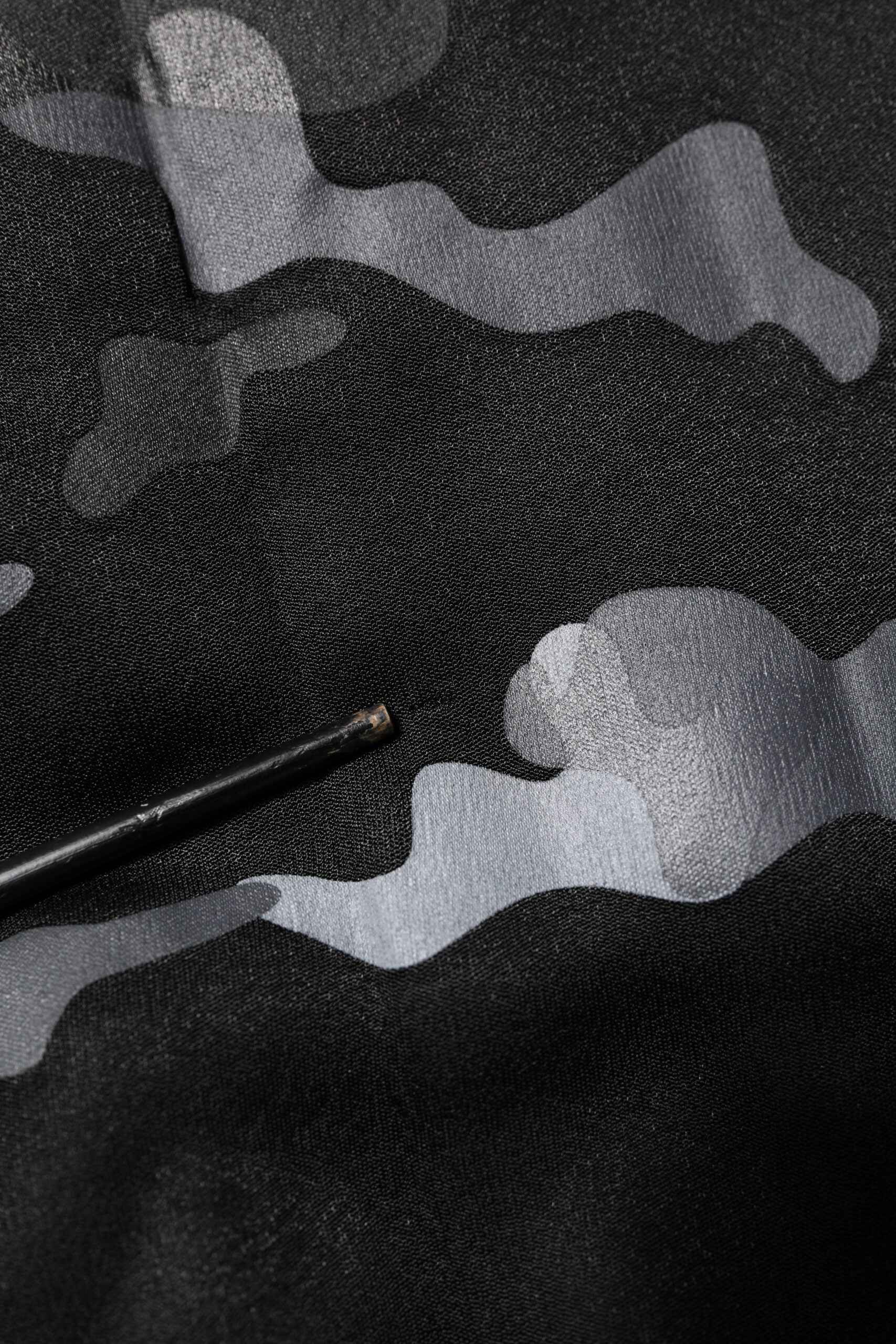 Black Camouflage Pullover Sweatshirt Sweater
