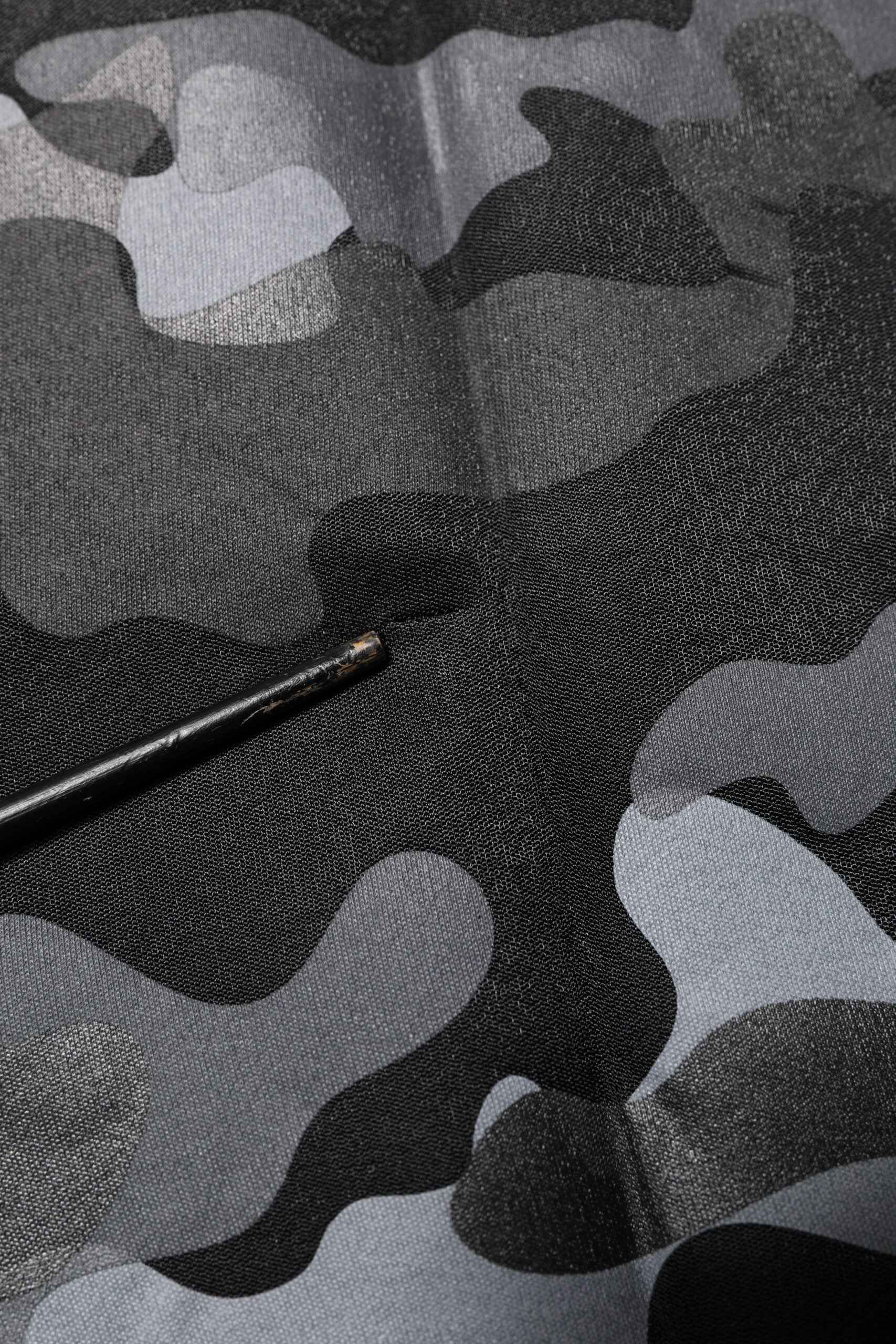 Black Camouflage Pullover Sweatshirt Sweater