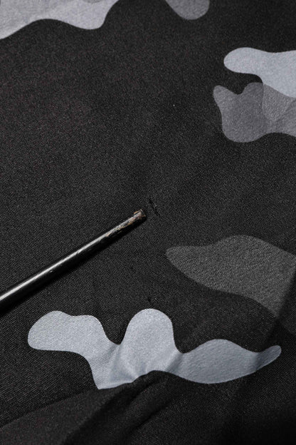Black Camouflage Pullover Sweatshirt Sweater