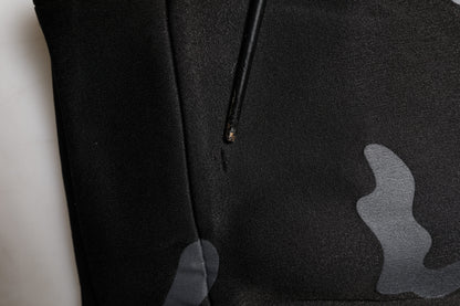 Black Camouflage Pullover Sweatshirt Sweater