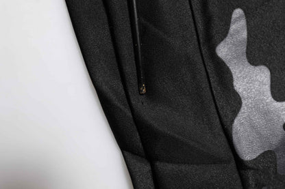 Black Camouflage Pullover Sweatshirt Sweater