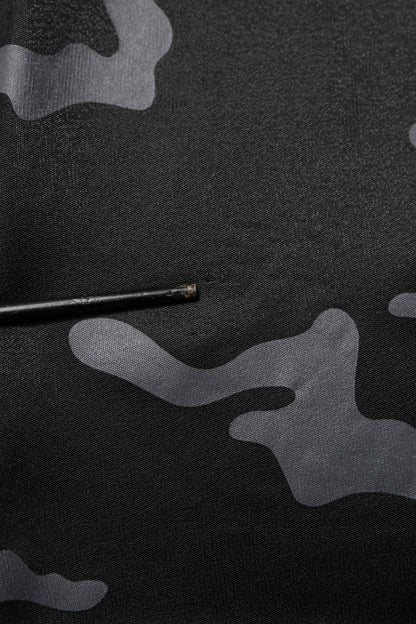 Black Camouflage Pullover Sweatshirt Sweater