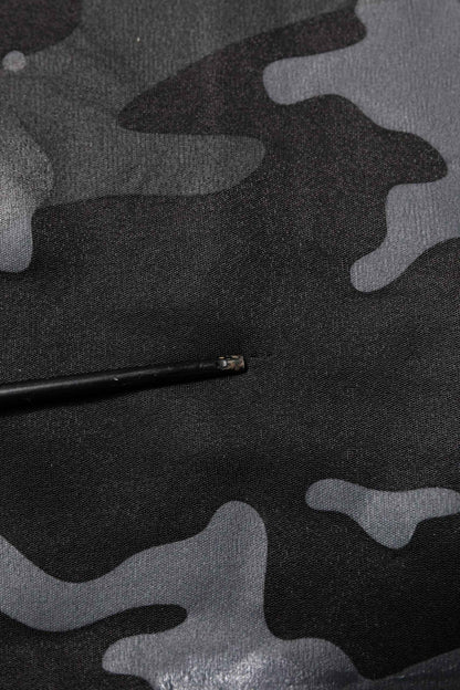 Black Camouflage Pullover Sweatshirt Sweater