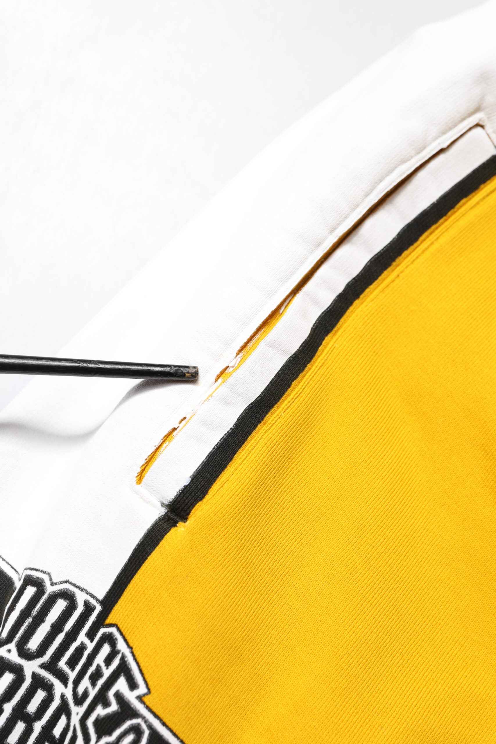 Yellow Cotton Logo Jogger Sweatpants Pants