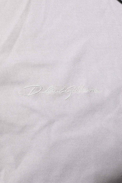 White Silk Short Sleeves Men Henley T-shirt