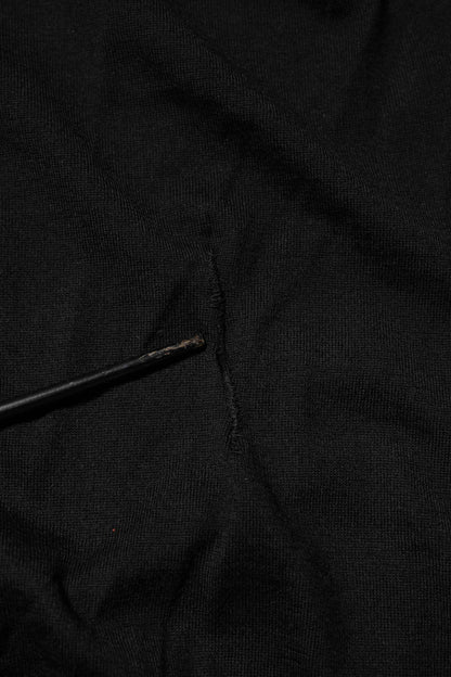 Black Cashmere V-Neck Long Sleeves T-shirt