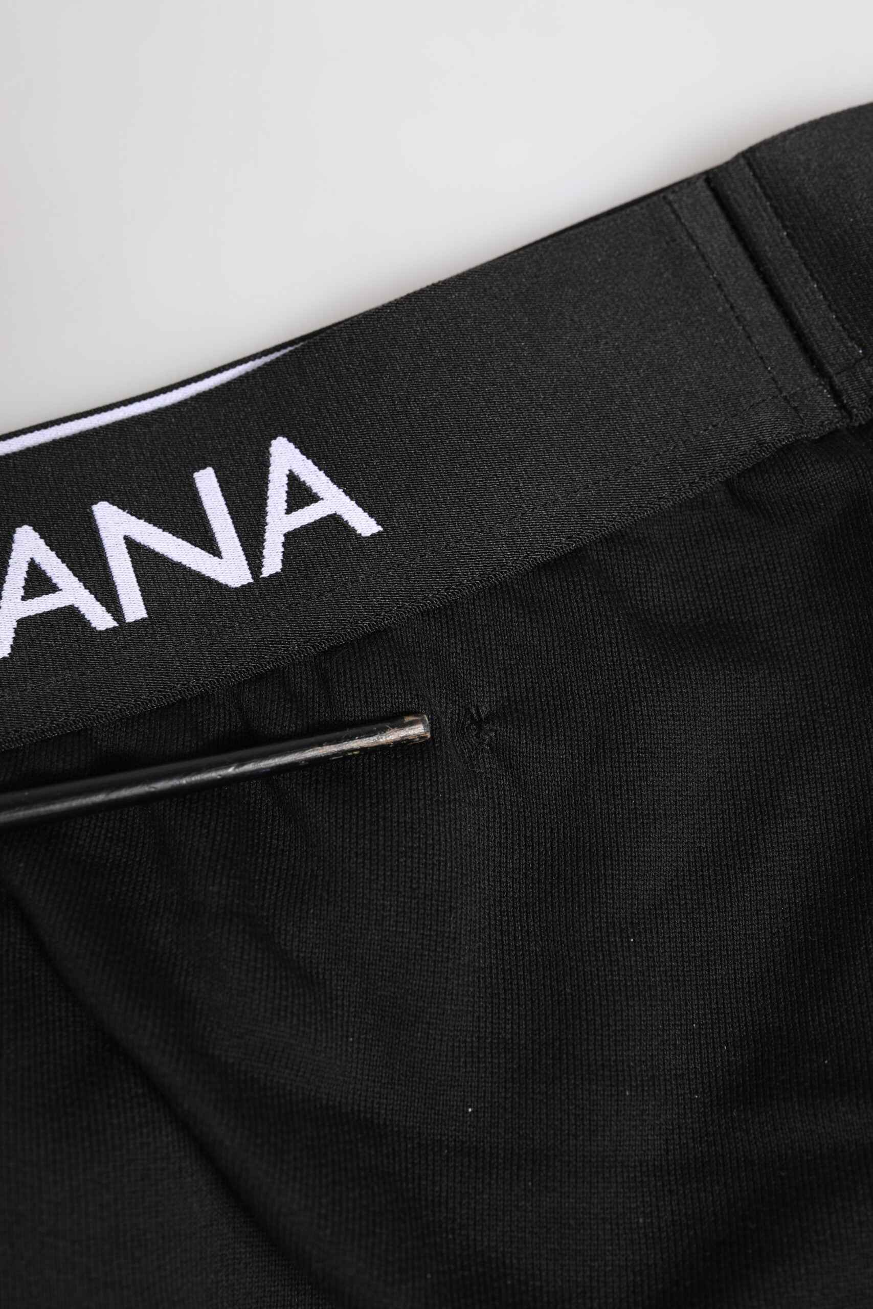 Black Cotton Stretch Regular Brief Underwear