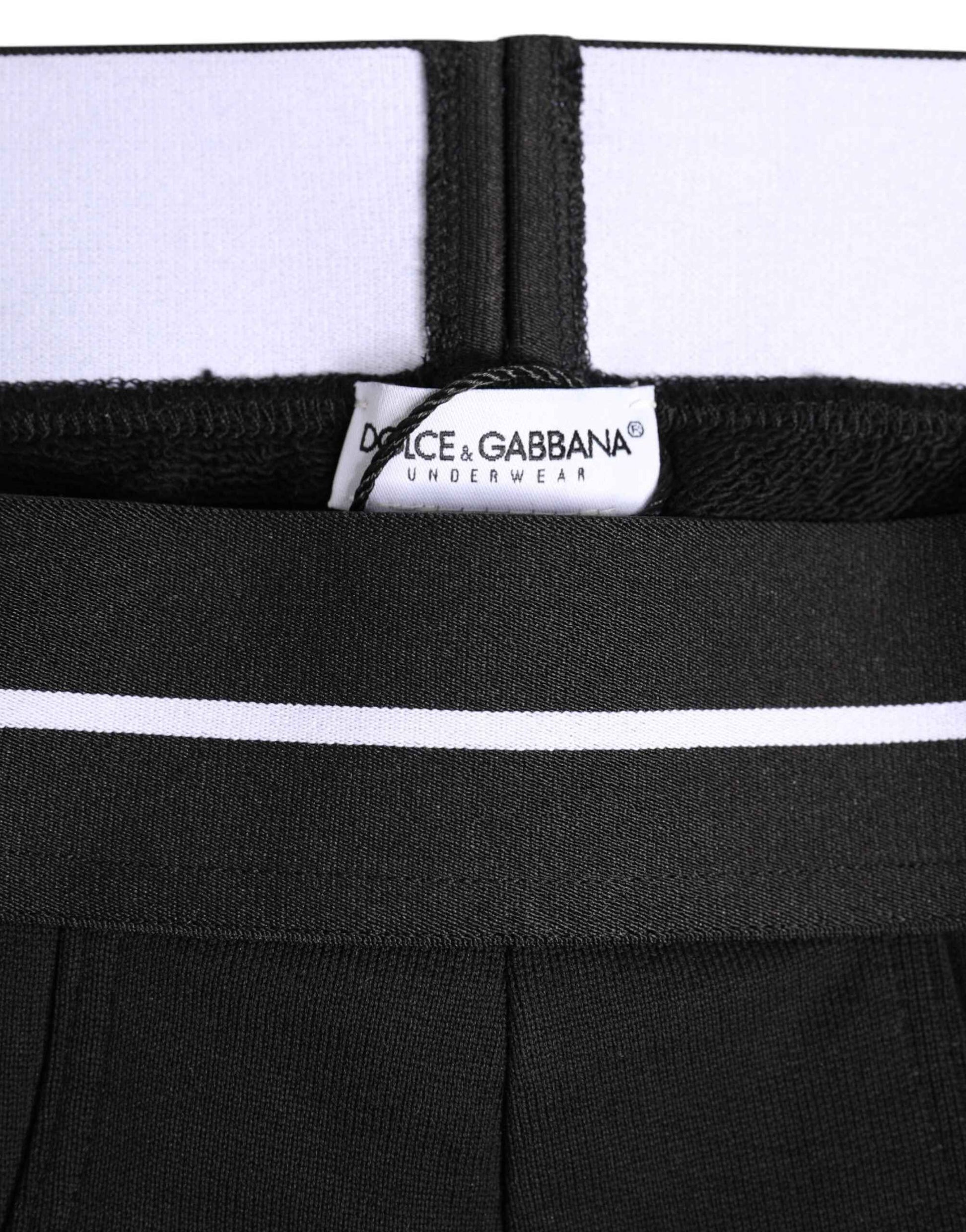 Black Cotton Stretch Regular Brief Underwear