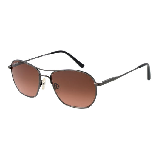 Gray Metal Sunglasses