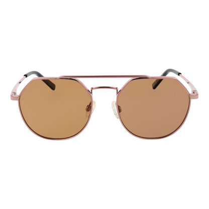 Rose Gold Metal Sunglasses