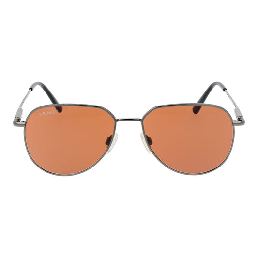Gray Metal Sunglasses