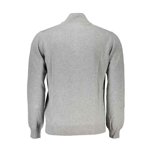 Grey Viscosa Mens Sweater
